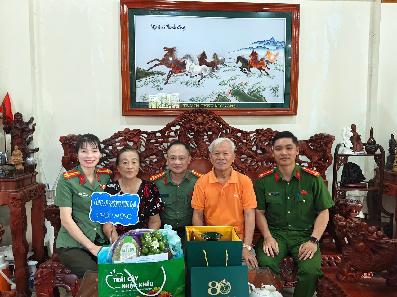 Công an phường Hưng Đạo: Trang trọng tổ chức Chương trình Kỷ niệm 80 năm Ngày truyền thống lực lượng An ninh nhân dân 